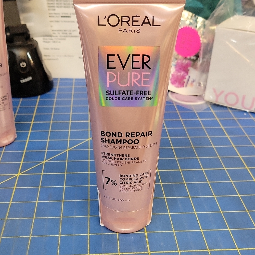 L'Oreal Ever Pure Sulfate-Free Bond Repair Shampoo 200ml New Tube